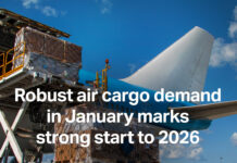 Air cargo demand up 5.6% in January 2026